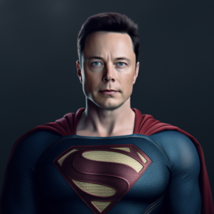 Elon Musk as Superman