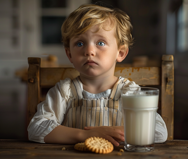Boy with cookie