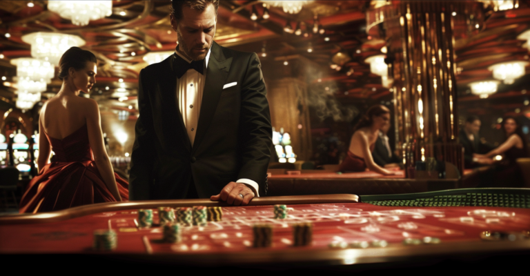 gambler playing craps