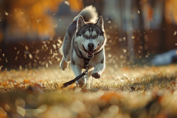 Husky on the loose