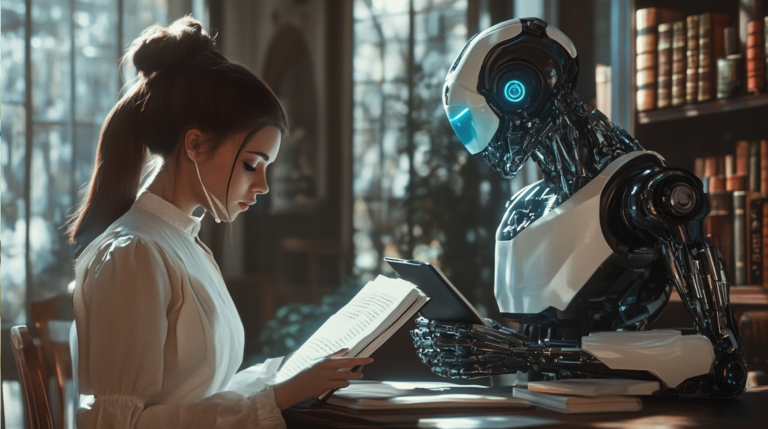 Writer with android assistant