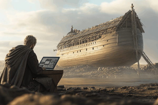 Technology without appropriate training may ruin your business Noah with laptop