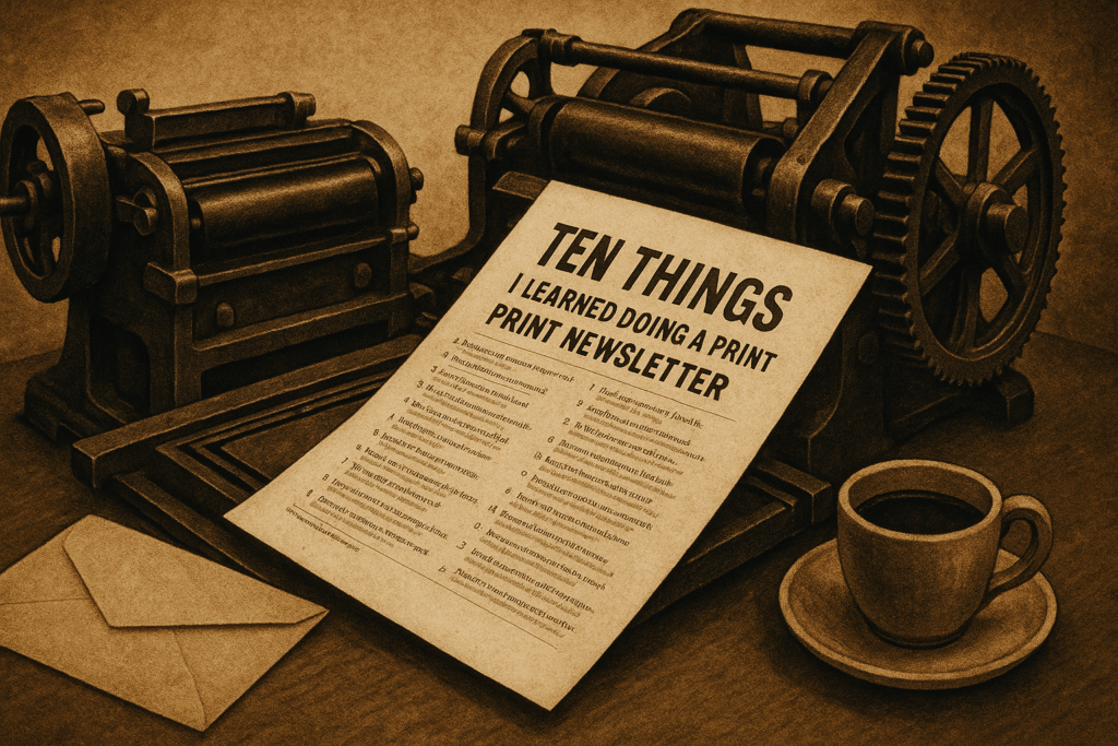 print newsletter